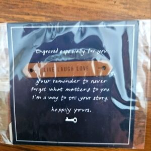 Leather attachable charm